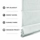 preview thumbnail 20 of 44, Madison Park Quincy Total Blackout Cordless Roman Shade