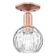 Option Antique Copper / Clear Water Glass