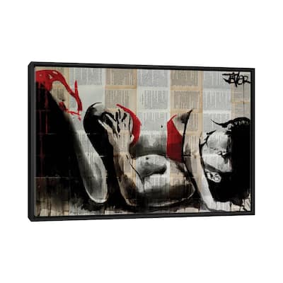 iCanvas "Lust In Red" by Loui Jover Framed Canvas Print
