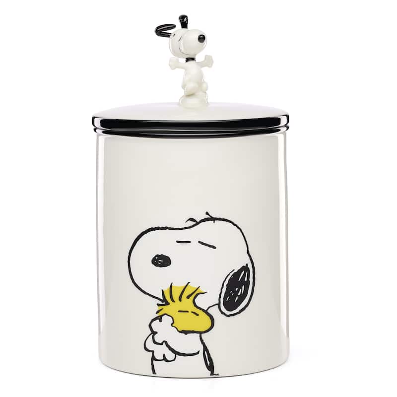 Lenox Chef Snoopy Canister with Lid, Porcelain - Small 72oz