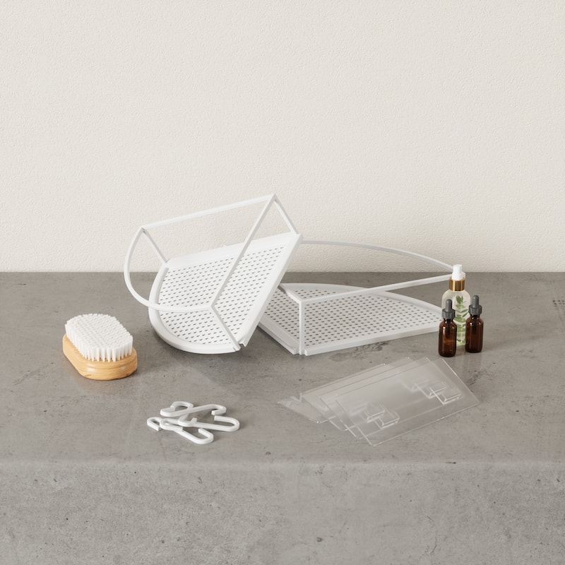 Umbra Cubiko Corner Bins, Set Of 2