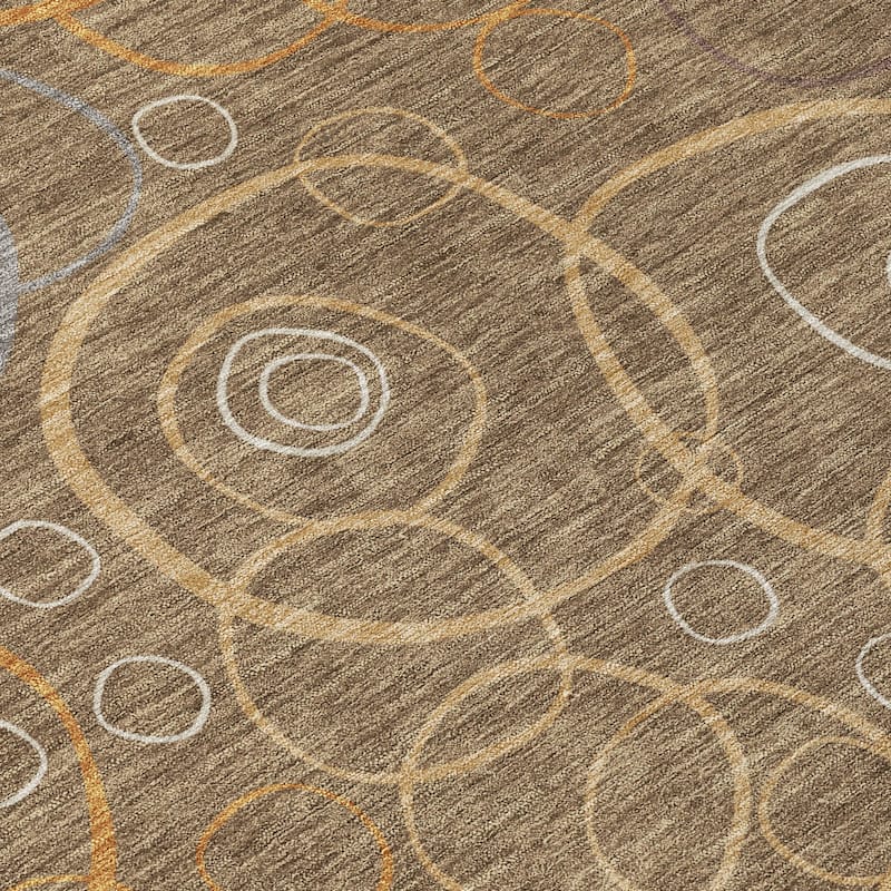 Machine Washable Indoor/ Outdoor Contemporary Nexus Chantille Rug