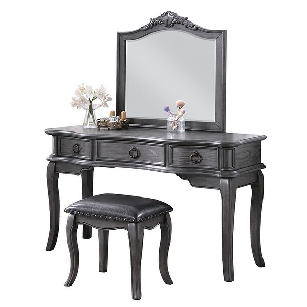 Poundex Vanity 2pc Set - On Sale - Bed Bath & Beyond - 37000317