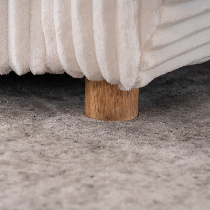84.60" Chenille/Corduroy Upholstered Sofa