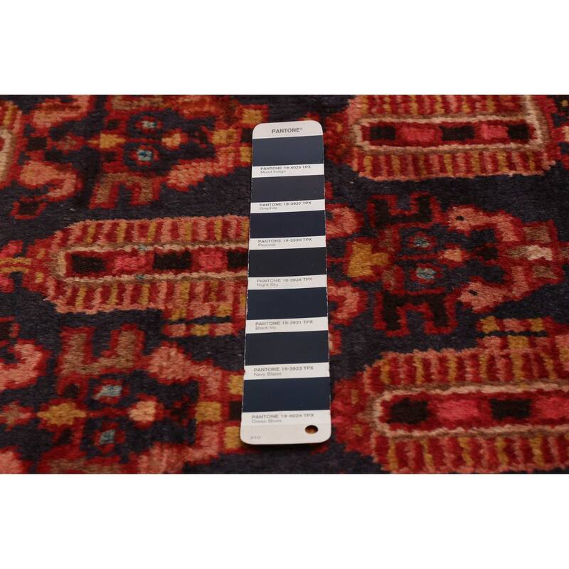 ECARPETGALLERY Hand-knotted Andelz Navy Wool Rug - 4'2 x 6'7