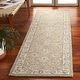 preview thumbnail 2 of 36, SAFAVIEH Handmade Blossom Almyra Modern Floral Wool Rug 2'3" x 10' Runner - Sage/Ivory - Runner