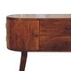 preview thumbnail 3 of 6, Artisan Furniture Solid Wood Grove Chestnut Console Table