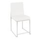 Option White Faux Leather