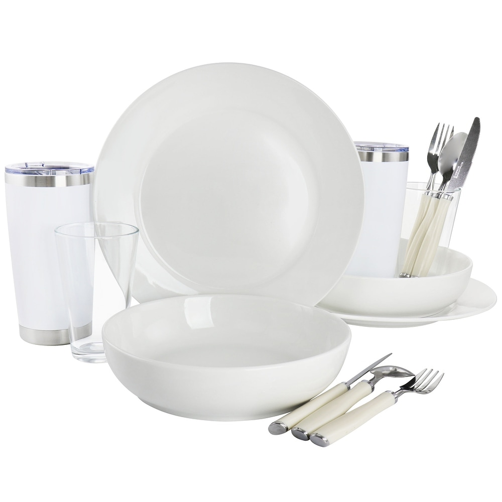 Ranch Life 14PC Melamine Dinnerware Set