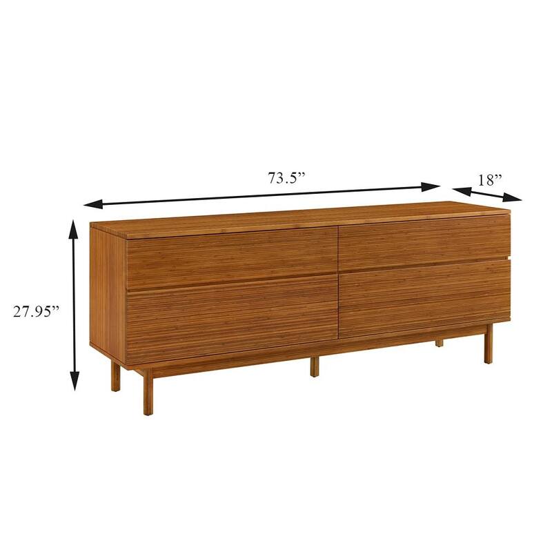Hansen 4 Drawer High Chest, Copper