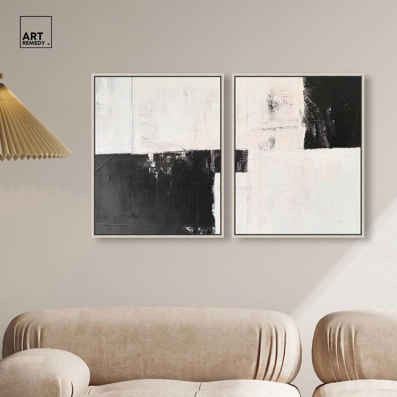 Shattered Symmetry II Canvas Set of 2 by Art Remedy