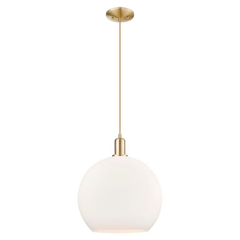 Innovations Lighting Endless Possibilities Arcadia - Athens - 1 Light 14" Cord Hung Mini Pendant - Champagne Bronze/Matte White