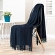 preview thumbnail 57 of 59, Chanasya Textured Knit Acrylic Throw Blanket With Tassels