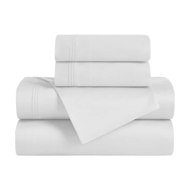 Superior Egyptian Cotton 650 Thread Count Deep Pocket Solid Sheet Set