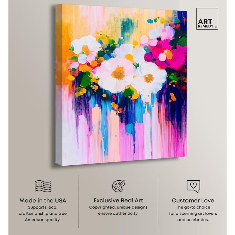 Contrast of Purity I Canvas by Art Remedy, Gallery Wrapped