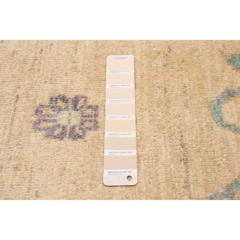 ECARPETGALLERY Hand-knotted Pako Mamluk Cream Wool Rug - 9'8 x 13'7