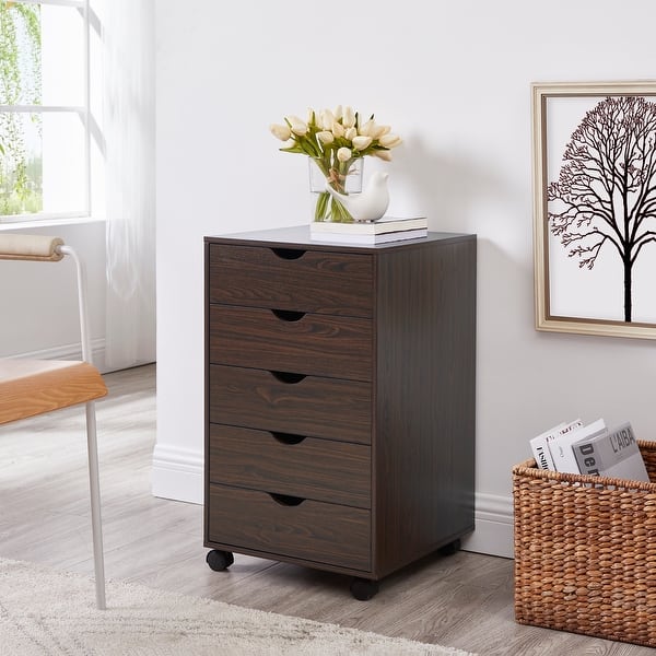 5 Drawers Chest, Wood Storage Dresser with Wheels, Craft Storage Organizer and Storage Drawer Office Drawer Unit - On Sale - Bed Bath & Beyond - 35790735 5 Drawers Chest, Wood Storage Dresser with Wheels, Craft Storage Organizer and Storage Drawer Office Drawer Unit - On Sale - Bed Bath & Beyond - 35790735