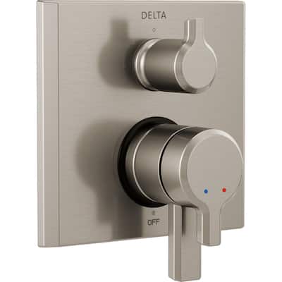 Delta Pivotal Pressure Balanced Valve Trim with Integrated Volume