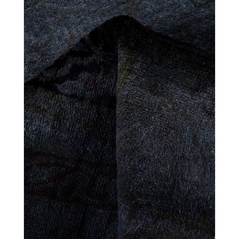 Fine Vibrance, One-of-a-Kind Hand-Knotted Runner Rug - Brown, 3' 0" x 8' 10" - 3' 0" x 8' 10"