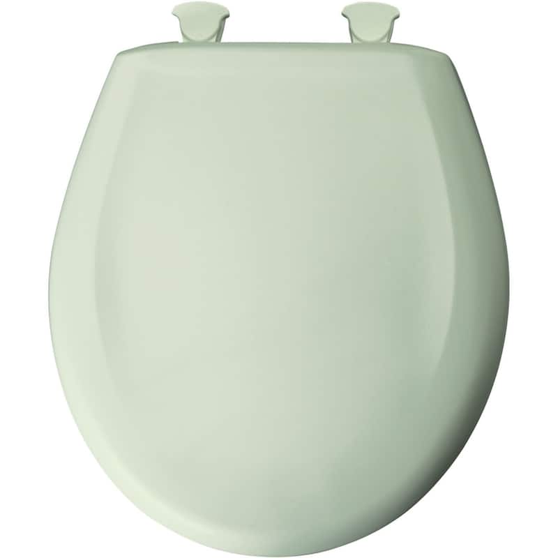 Bemis STA-TITE Seat Fastening System Residential Plastic EasyClean & Change Toilet Seat Ice Gray - 14.75" x 2.63" x 18.75"