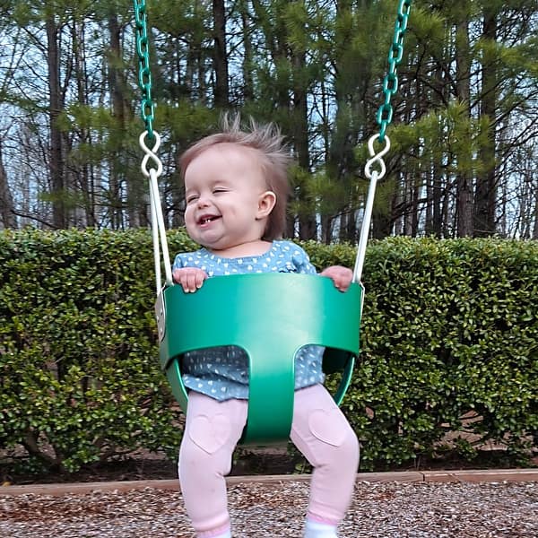 Gorilla Playsets Full Bucket Toddler Swing with Coated Chains On Sale