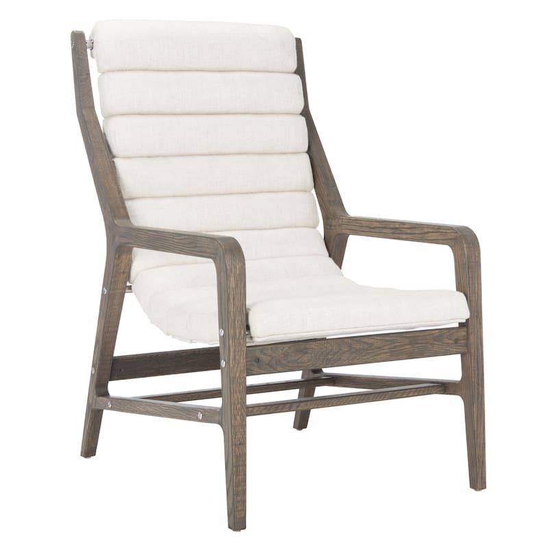 SAFAVIEH Couture Heida Channel Tufted Chair - 24.8"x33.1"x39.2" - 25Wx33Dx39H