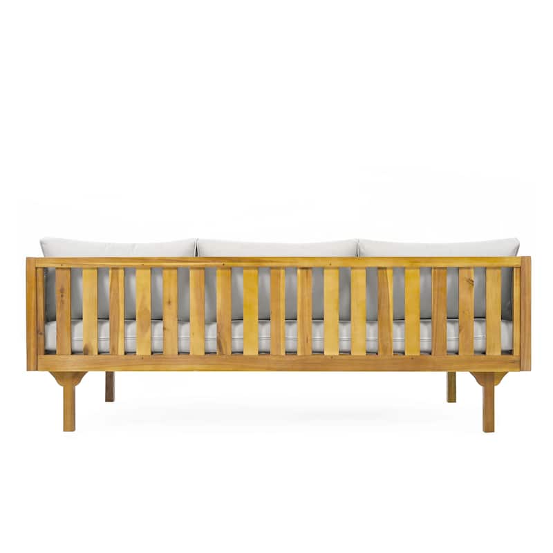 3 Seater daybed with Rattan arms