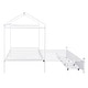 preview thumbnail 24 of 24, Convertible Twin XL to King Metal Twin Size House Platform Bed