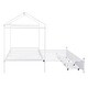 preview thumbnail 11 of 11, Kids and Baby 2 in 1 Twin XL to King Metal Twin Size House Platform Bed with 2 Drawers