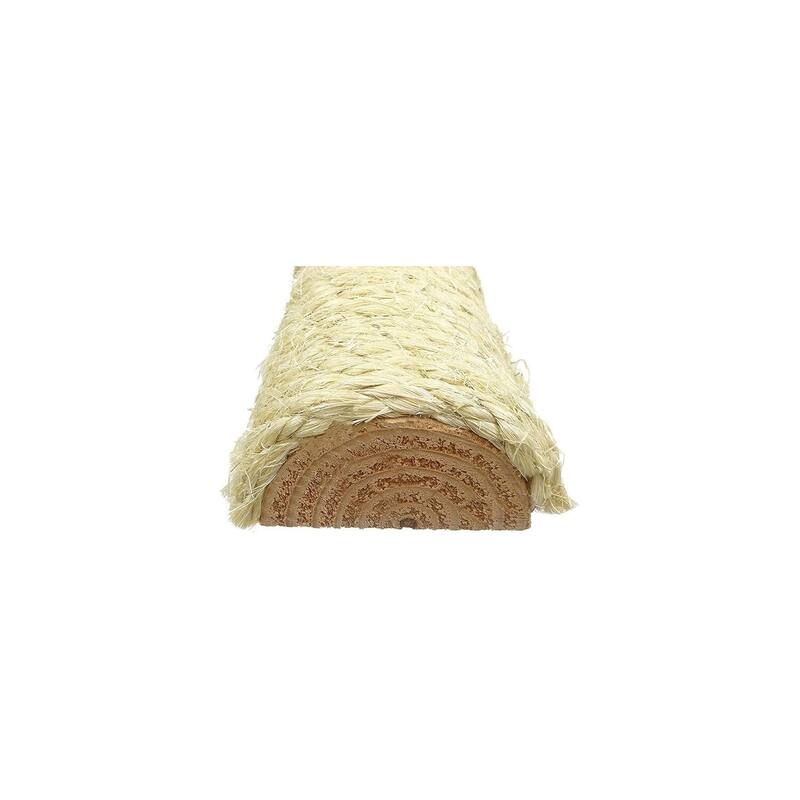 61" Large Cat Tree Tower with Four Wide Perches, Carpeted Surfaces and Sisal Posts for Active Cats