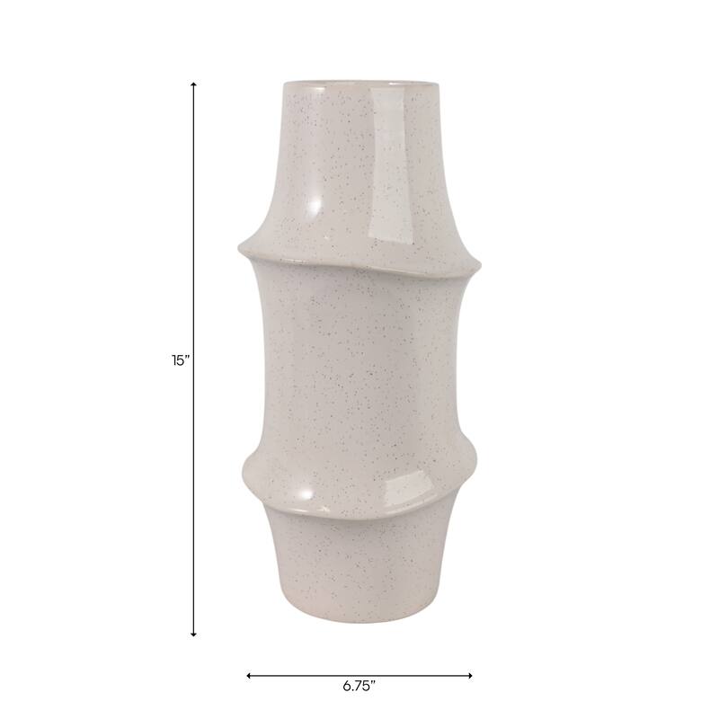 Ceramic Vase Modern Decorative Flower Sculptural for Home Decor