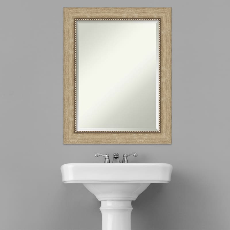 Beveled Bathroom Wall Mirror - Astor Frame
