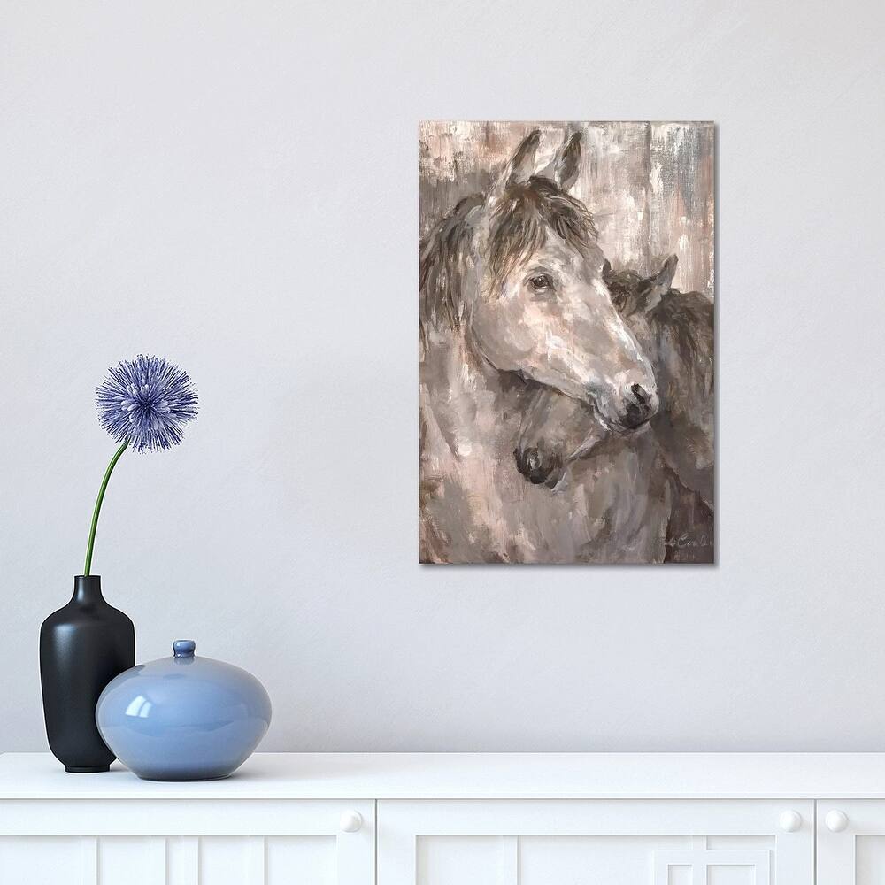 iCanvas "Tender Farmhouse Horse" by Debi Coules Canvas Print