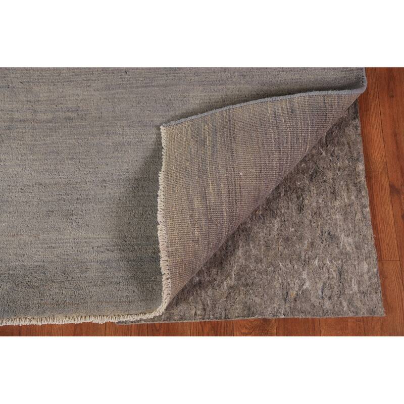 Gray Modern Gabbeh Oriental Area Rug Handmade Wool Carpet - 5'0" x 6'6"
