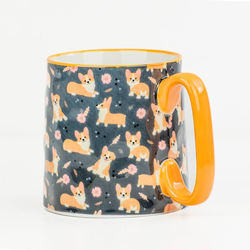 10 Strawberry Street Bella Animal Mugs, Set of 4