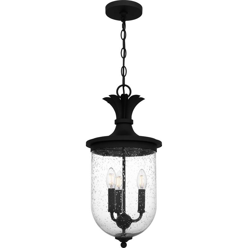 Havana 3-Light Earth Black Outdoor Hanging Lantern