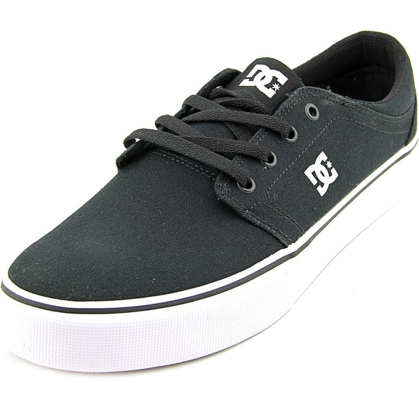 DC Shoes Trase TX Men Round Toe Canvas Black Skate Shoe
