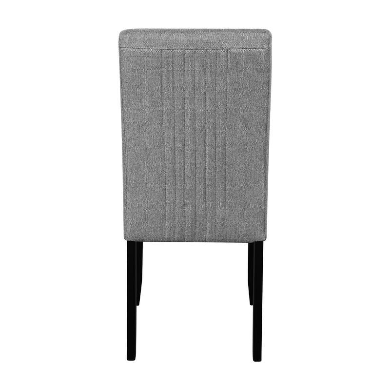 Roomfitters 5-Piece Round Dining Table Set, 43 Inch Modern Round Table with 4 Upholstered Chairs for Dining Room