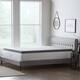 Lucid Bamboo Charcoal and Aloe Memory Foam Topper - Gray