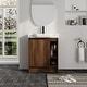 preview thumbnail 19 of 26, Malwee 28" FreeStanding Bathroom Vanity with Sink, Small Floor Stand Bathroom Vanity with Ceramic Sink and Soft Close Door