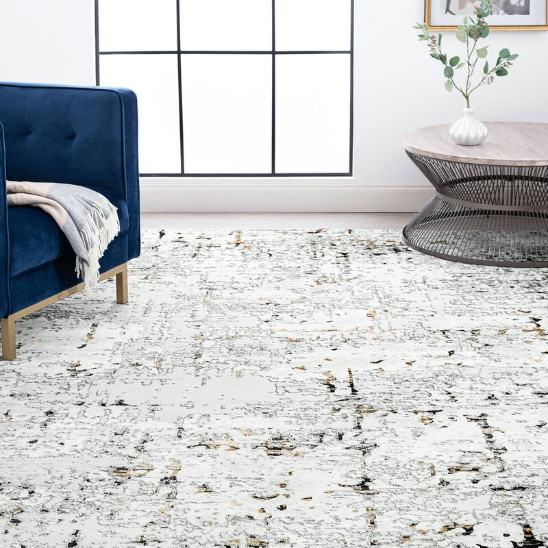 Antiquity Industrial Abstract Indoor Area Rug