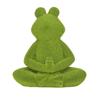 Magnesium Oxide Frog Garden Sculpture - Green - Roche River Decor