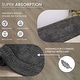 preview thumbnail 86 of 189, Home Weavers Waterford Collection Cotton Toilet Lid Rug | Elastic Fit | Fit Most Standard Toilet Lid | 18"x18"