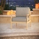 preview thumbnail 61 of 183, Sunbrella Outdoor Deep Seat Cushion Seat 25 x 25.5 x 5 | Back 25 x 18 x 5 - Spectrum Dove