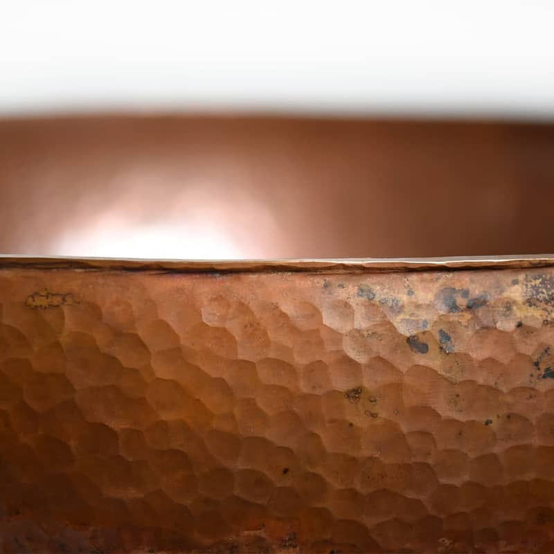 Native Trails Maestro Oval 17-1/4" Copper Vessel Bathroom Sink