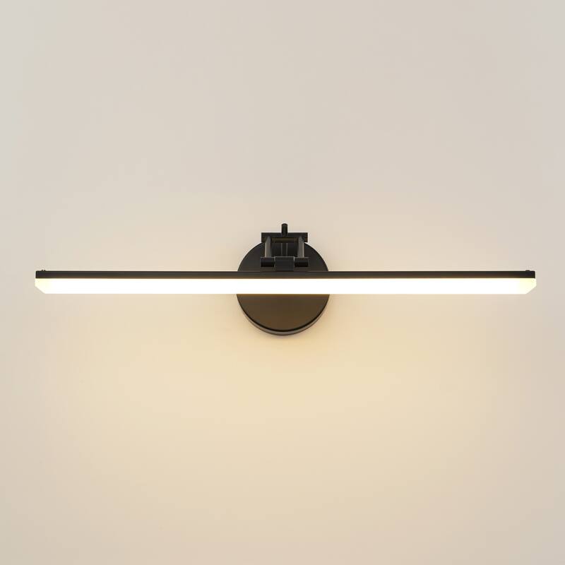 22.8" Mid-Century Modern Linear LED Bathroom Vanity Light Picture Frame Light