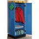 preview thumbnail 19 of 17, Fost Contemporary Metal Single-Door Kids Closet by Furniture of America