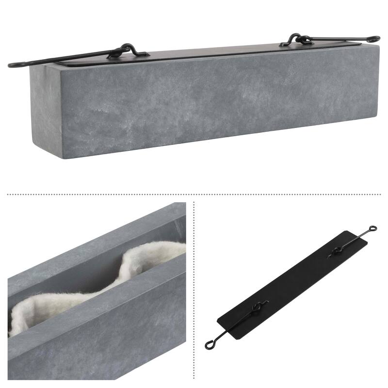 Pure Garden Bioethanol or Rubbing Alcohol Smokeless Tabletop Fire Pit