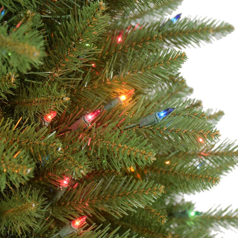 Puleo International 4.5 ft. Pre-Lit Fraser Fir Artificial Christmas Tree