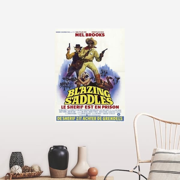 blazing saddles wanted poster